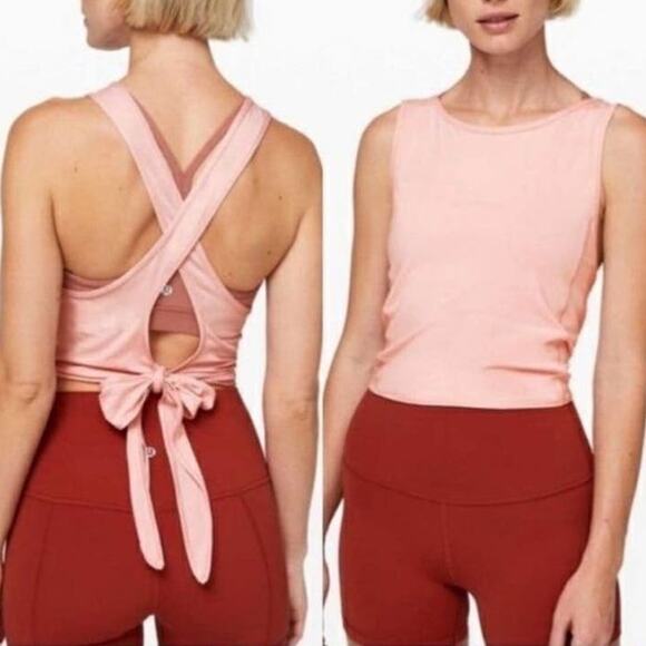 Lululemon train times & align pant, in the flow & all tied up tank size 6 - Picture 2 of 14